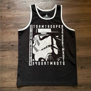 Disney Black and White Stormtrooper Men's Tank Top